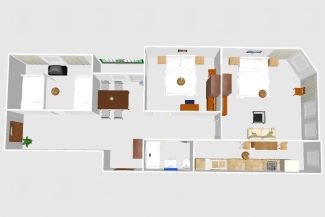 Apartment 3 Schlafzimmer